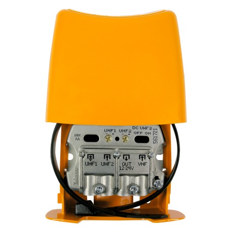 Amplificatore da palo NanoKom (LTE700, 2do Dividendo Digitale) 3 ingressi: UHF-UHF-VHFmix