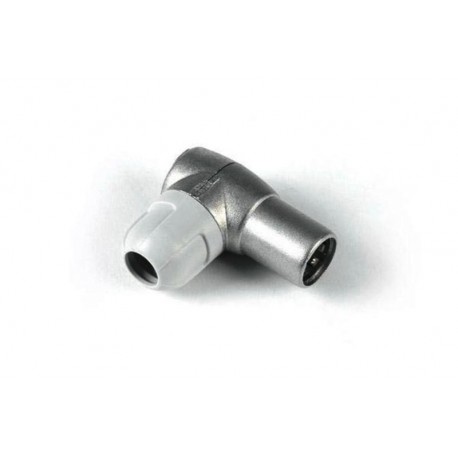 Connettore maschio salvaspazio 90° professionaleTeleves per cavi TV 6,8 mm