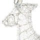 Renna luminosa Galoppante a Led bianco freddo