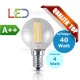 Lampadina a Wireled  pallina 4 Watt E14 trasparente Fsl