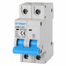 Interruttore Magnetotermico 2M 25A 220V Ettroit JX122560