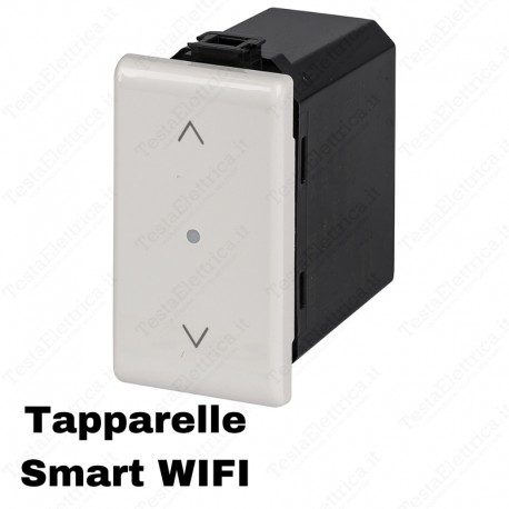 Pulsante per tapparelle connesso smart wifi compatibile Vimar Plana ettroit EVWF1202