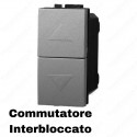 doppio interruttore TECH commutatore interbloccato compatibile living international e Living Light