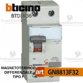 Magnetotermico Differenziale tipo F 32A 220V Bticino