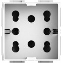 presa multipla schuko + 2 bipasso
