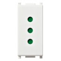 Presa 2P+T 10A P11 bianco Vimar Plana