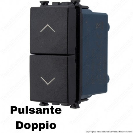 doppio Pulsante compatibile Vimar Arkè