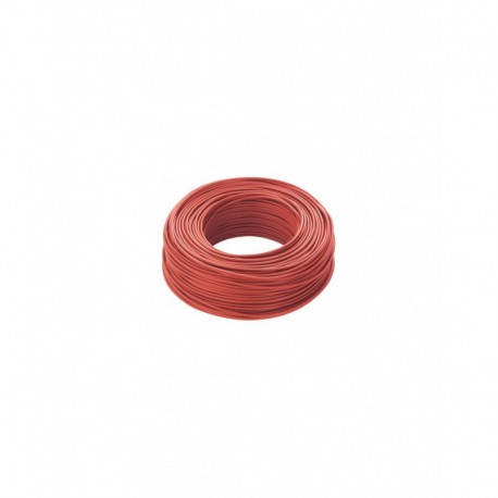 cordina unipolare fs17 2,5 mm rosso - matassa 100mt