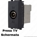 Presa TV schermata grigio antracite compatibile con serie Vimar® Arkè™
