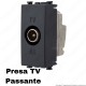 Presa TV passante grigio antracite compatibile con serie Vimar® Arkè™