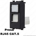Presa Dati CAT.5 grigio antracite compatibile con serie Vimar® Arkè™