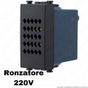 Ronzatore 220V grigio antracite compatibile con serie Vimar® Arkè™