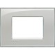 Placca quadra grigio ghiaccio Bticino LivingLight