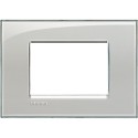 Placca quadra grigio ghiaccio Bticino LivingLight