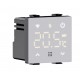 ETTROIT Cronotermostato smart Wifi Termostato Caldaia da Incasso Digitale Touchscreen TUYA bianco MTWF4102