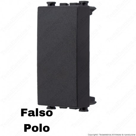 Falso polo grigio antracite compatibile con serie Vimar® Arkè™