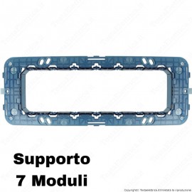Supporto 7 moduli compatibile con serie Vimar® Arkè™