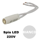 Spia LED bianca 220V ad alta luminosità compatibile con serie Vimar® Arkè™