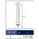 Lampada al Neon 13 Watt 2 pin Attacco G24d-1 FL D Wiva