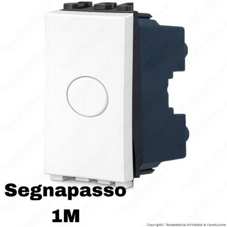 Segnapasso LED con interruttore compatibile Vimar® Arké™