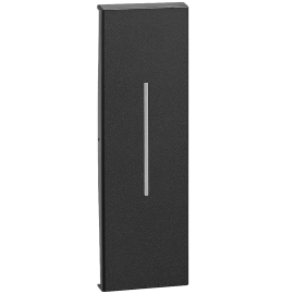 Cover per interruttore deviatore pulsante invertitore nero compatibile con serie Bticino Living NOW BIESSE BSN COVER 1