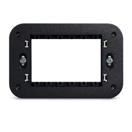 Supporto telaio cestello 3 posti compatibile con serie Bticino Living NOW