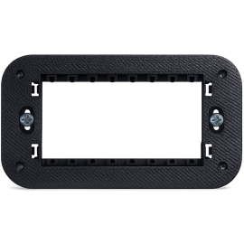 Supporto telaio cestello 4 posti compatibile con serie Bticino Living NOW
