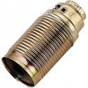 Portalampada E14 ottone filettato 