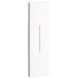 Cover per interruttore deviatore pulsante invertitore bianco compatibile con serie Bticino Living NOW BIESSE BSN COVER 1