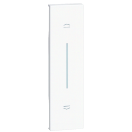 Cover per interruttore tapparelle saliscendi bianco compatibile con serie Bticino Living NOW BIESSE BSN COVER 2