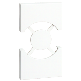 Cover per schuko bianca compatibile con serie Bticino Living NOW BIESSE BSN COVER 2
