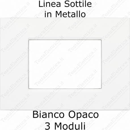 placca bianco opaco living AIR	