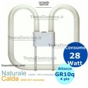 Lampada 2d 28w GR10q 4 pin Gemini W