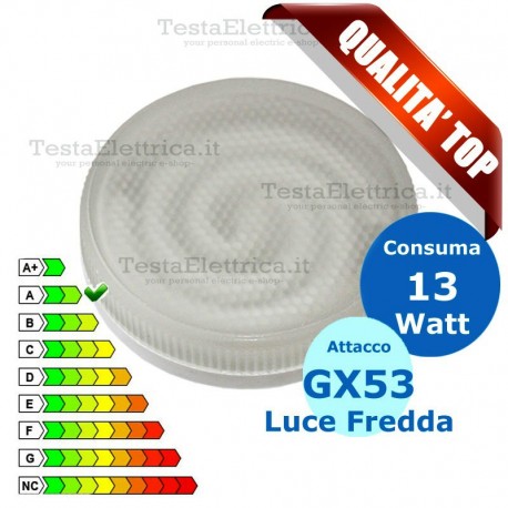 Lampada al Neon GX53 13 Watt 6400k Digilamp