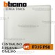 Centralino serie Space Opalino F315PS8 8 moduli din per cassette incasso Bticino 