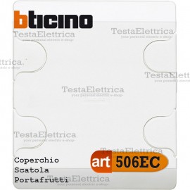 Coperchio per Scatola portafrutti art. 506e Bticino 