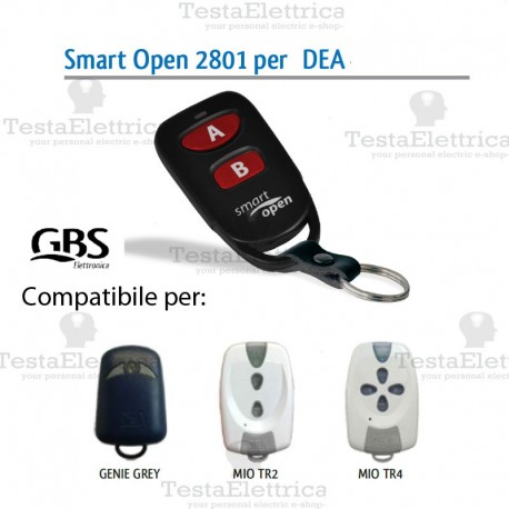 Telecomando compatibile Bft Smart Open 2801 Gbs 