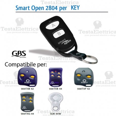 Telecomando compatibile FAAC smart Open 2804 Gbs 