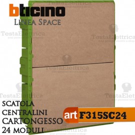 Scatola F315S24 incasso per centralini 24 moduli linea Space Bticino 