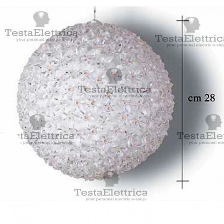 Sfera Luminosa a Led singola o doppia Rosawinter