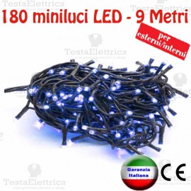 Serie da 180 minilucciole LED Multicolore esterno/interno RosaChristmas