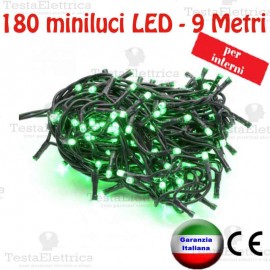 Serie da 180 minilucciole LED Rosso interno RosaChristmas