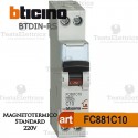 Interruttore magnetotermico C10A  220V Bticino