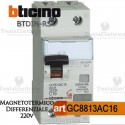 Interruttore Magnetotermico Differenziale 16A 220V Bticino
