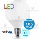 Lampadina a led Globo E27 15 Watt Pro Deco Wiva