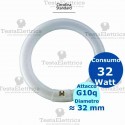 Circolina al neon 32 watt 31 cm T8 Standard Trifosforo