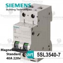 Interruttore magnetotermico 40A 220V Siemens