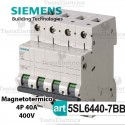 Interruttore magnetotermico 4P C40 380V Siemens