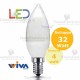 Lampadina a Led Oliva 4 Watt E14 Basic Wiva