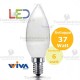 Lampadina a Led Oliva 6 Watt E14 Basic Wiva